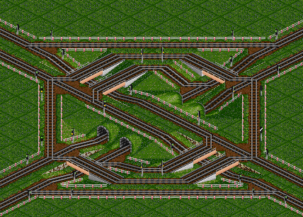No bridges on straight tracks