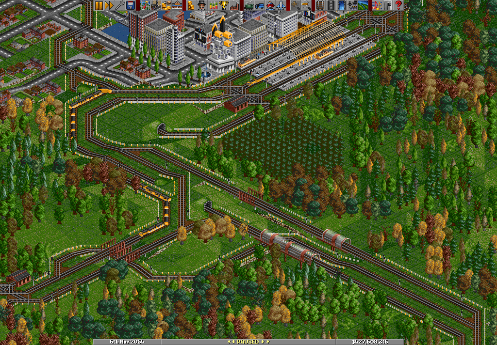 A nice looking T junction on a mountain.