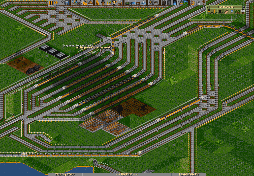 Before.  You can see construction on the second part of the station in the upper right.