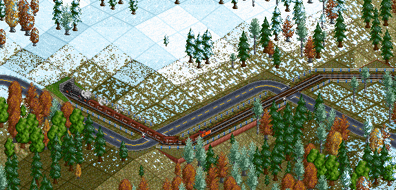 Roaring through the Northern tunnel.