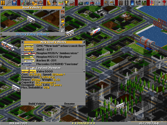 tram/bus id bug