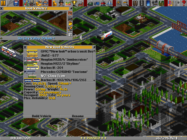 Tram/bus ID bug