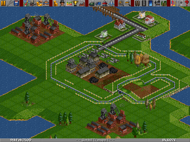 This is a TTO screenshot.. wait! monorail track over a tunnel?