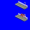 The idea is that the hut goes in the middle of any station.  I'm also going to do ramps that go down to track level at each end.