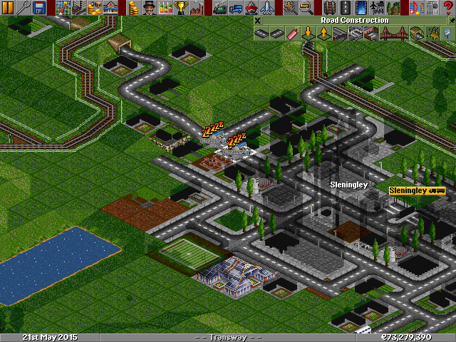 And again, this time with a no-existing station on it. Buses can go underneath the sprite :S ...