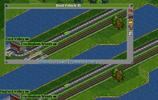 This bus is driving 80...<br />... m/s. Which is equivalent to 288 km/h or 179 mph.