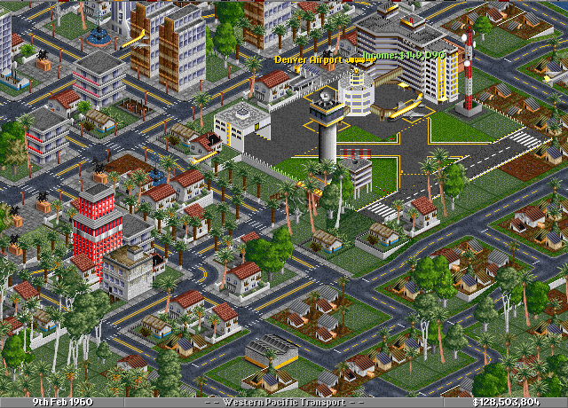 From &amp;quot;Western Pacific Rails&amp;quot; scenario, the large Denver Airport.