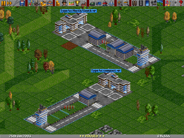 New North/South runways, also showing new 3 angles of hangars.