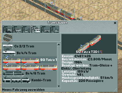 Tatra T3D I - 2 wagons