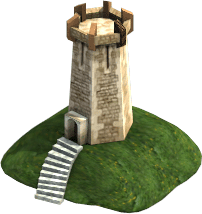 A tower 'quicky' done with photo-texture.