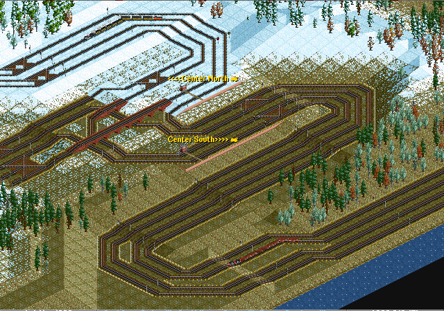 This huge &amp;quot;switch-back&amp;quot; 4 track carries almost all the southern RR traffic north, and it must go almost straight up!