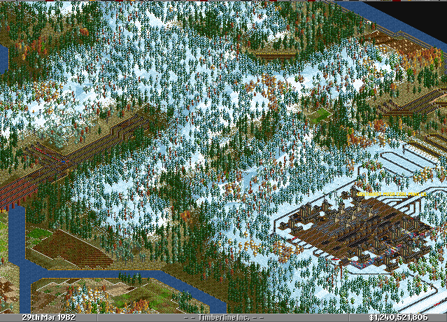 Ahh, the beauty of nature! Lumber Jack's mountains ARE beautiful, even if I did make this wonderful scenario.