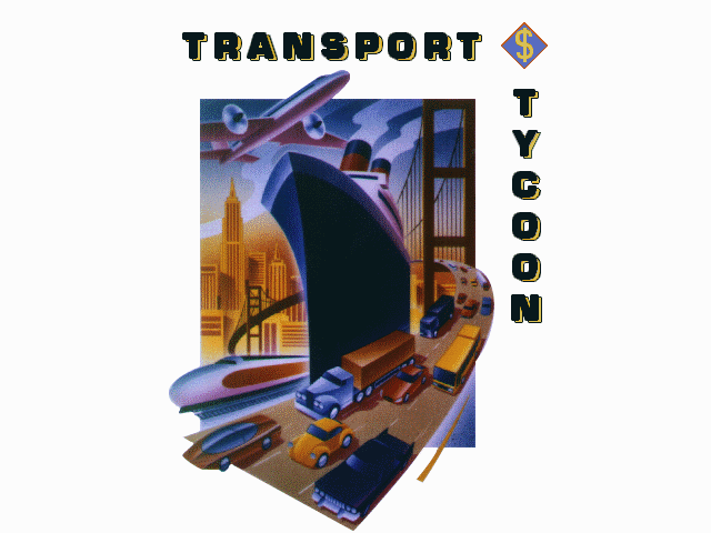 Transport Tycoon Original startup screen