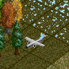 You can't really see him, but Chris Sawyer is aboard this plane, back from his skiing trip. ;)