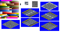 Finished ground tiles