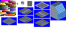 Ground Tiles With Middle Terminal with doors. ( side blank because it is in the middle. )