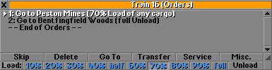 Load: isn't a button. 10% 20%... always visible. Maybe transfer button could be moved on the second line...