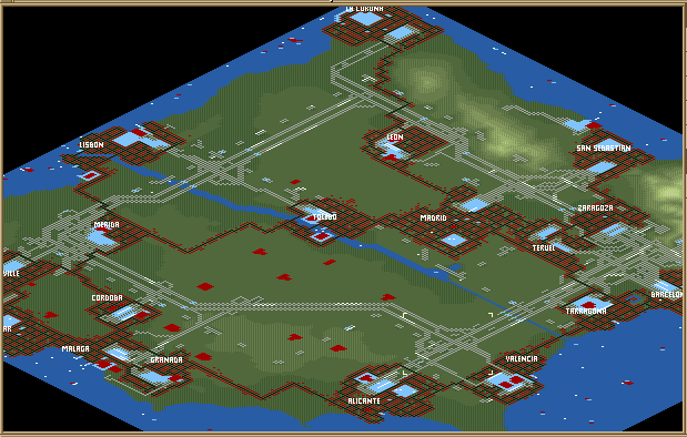 This was last week's. Notice the 2-lane 'Subways'.