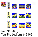 Iyo-Tetsudo^ trams<br />(2100series, 2000/50series, 1000series)