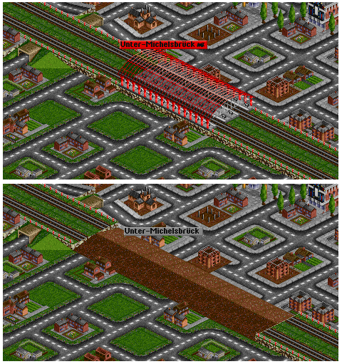 Railway embankment