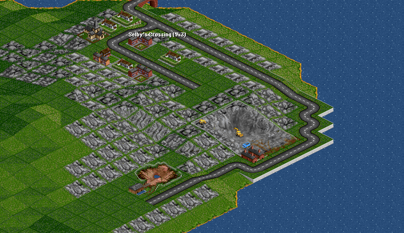 Also some small towns built to serve industries in special locations.