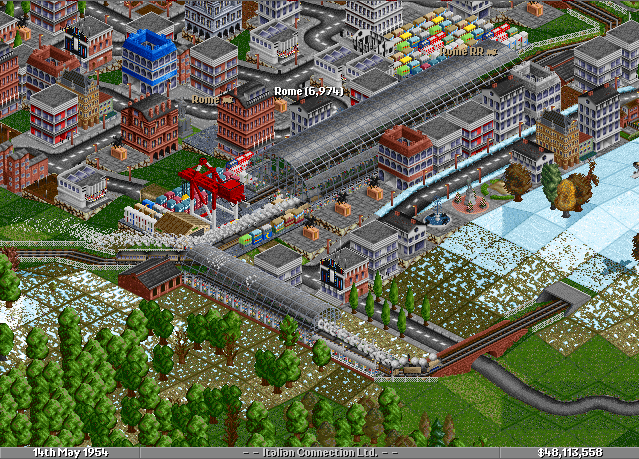 My unusual RR Station in Rome.