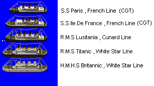 liners of different companies.