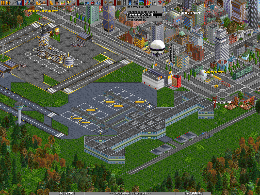 Screenshot of the Version 2.2 of the fake airport set.