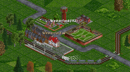 Westerford halt. This station will be expanded to double line.