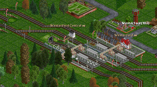 Big through station in Westerford.