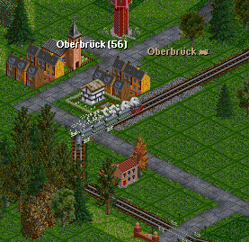 The local service to Oberfeld heading for Oberbrück halt.
