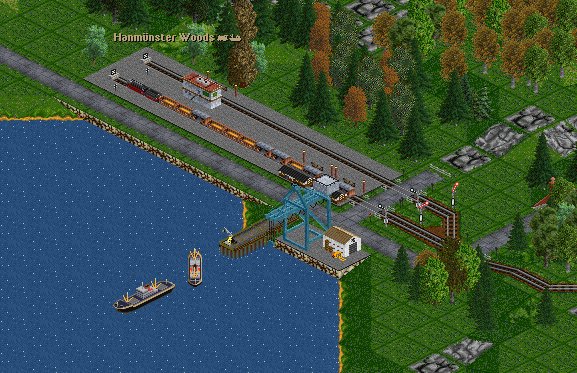 The docks near Hanmünster.