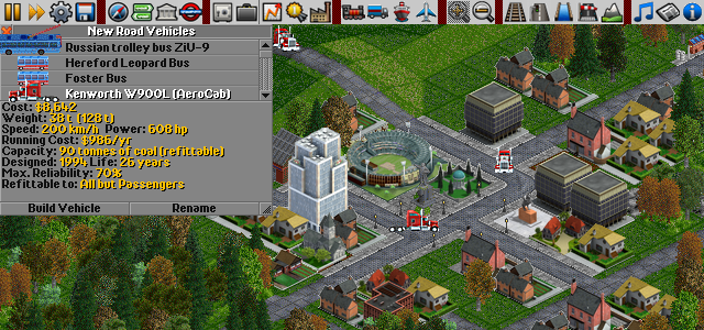 Real copy of the screen OpenTTD 32bpp
