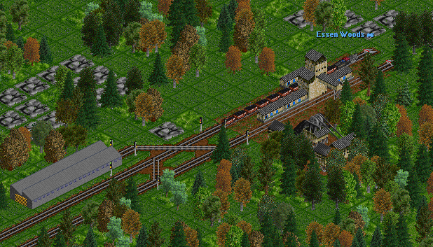 The misnamed station – Essen Woods for the Essen Coalmine