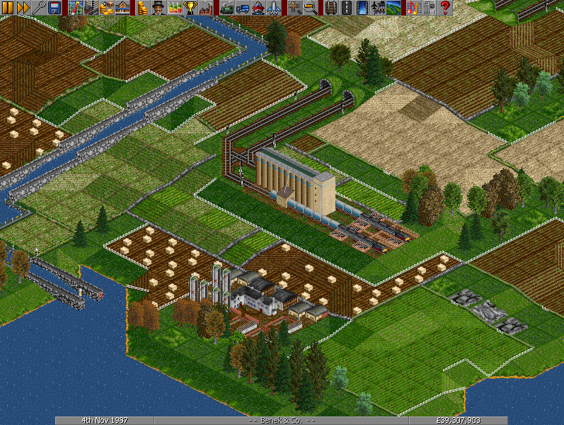 Nantditch Heights farm. It is now a Ro-ro station (Despite not using them if I can help it) as its producing over 1600 items of livestock per month!
