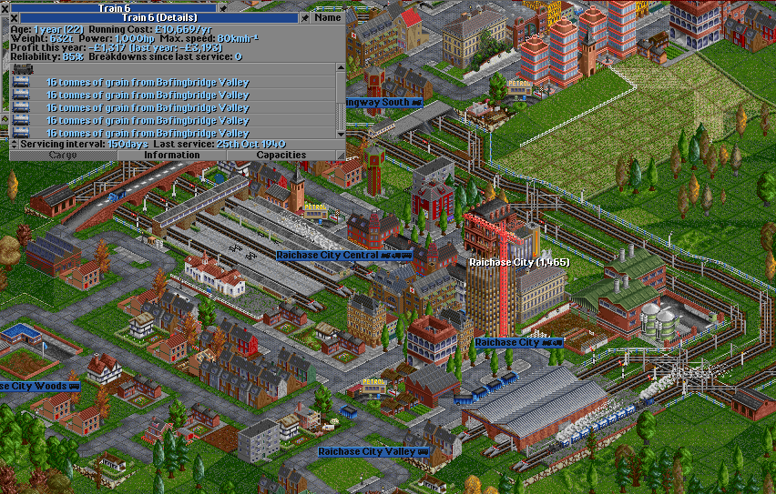 Double-ended grain train!