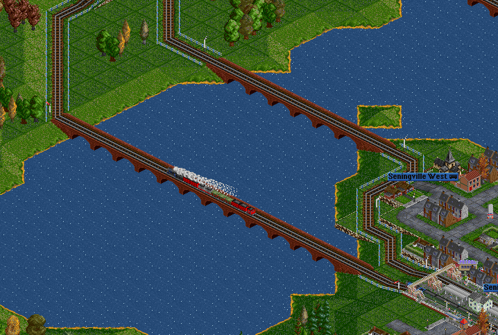 A newly built standard Five crossing the bridge passing Seningville, it's pretty :D