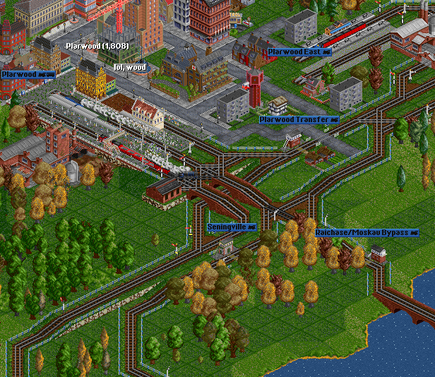 Plarwood has a pretty bridge junction thing.