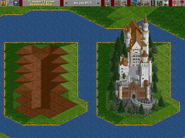 Castle with moat