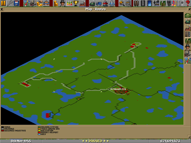 Rail lines have been double tracked