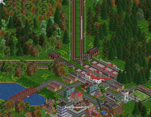 ...to Klein Alsmund. The Line uses the local version of the VT 08, the VT 12.6. In Klein Alsmund there's a good connection to...