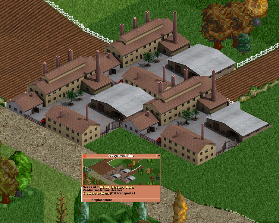 Real screenshot of the factory...