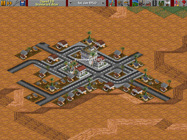 Desert pavements in Openttd!