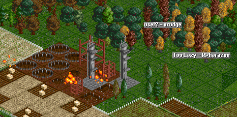 The Oil Refinery asploded, orudge.