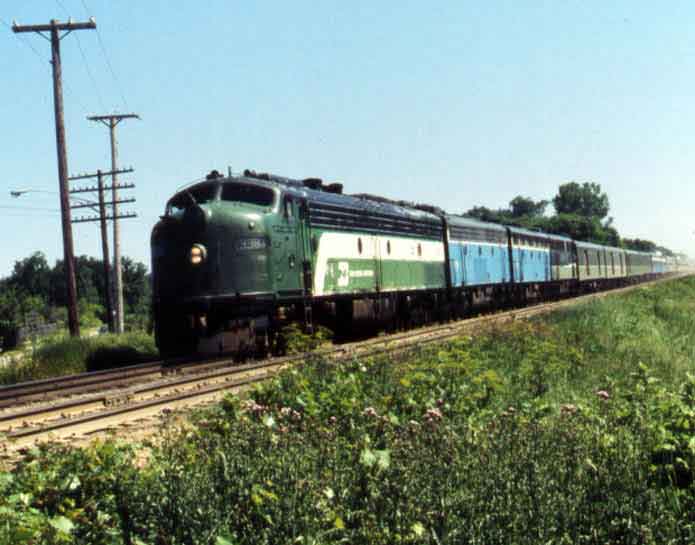 Amtrak rainbow years