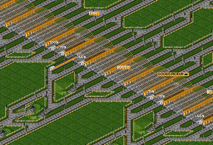 This is an example of the patch, showing the largest station in Pile Transport (1005 trains)