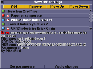 Where can I find the newindustries switch