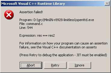 Error after increasing the array size