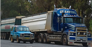 we call these pocket trains cause of the length of the trailers which is 26 feet off hand