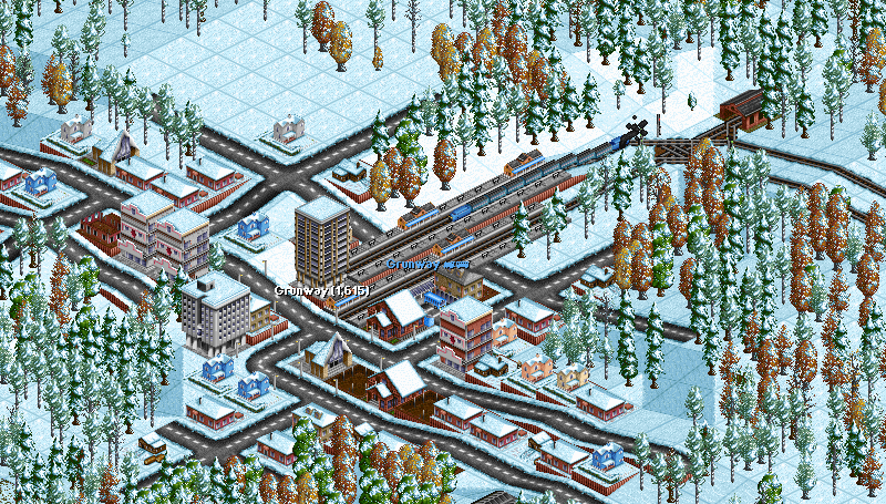 Grunway is one of the bigger cities in the state.<br />Situated near many great skiing pistes, the town has grown a lot since tourism reached the area. Trains from the lower parts of the country come and go on an hourly basis.
